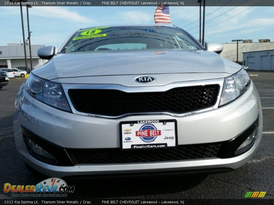 2013 Kia Optima LX Titanium Silver Metallic / Gray Photo #2