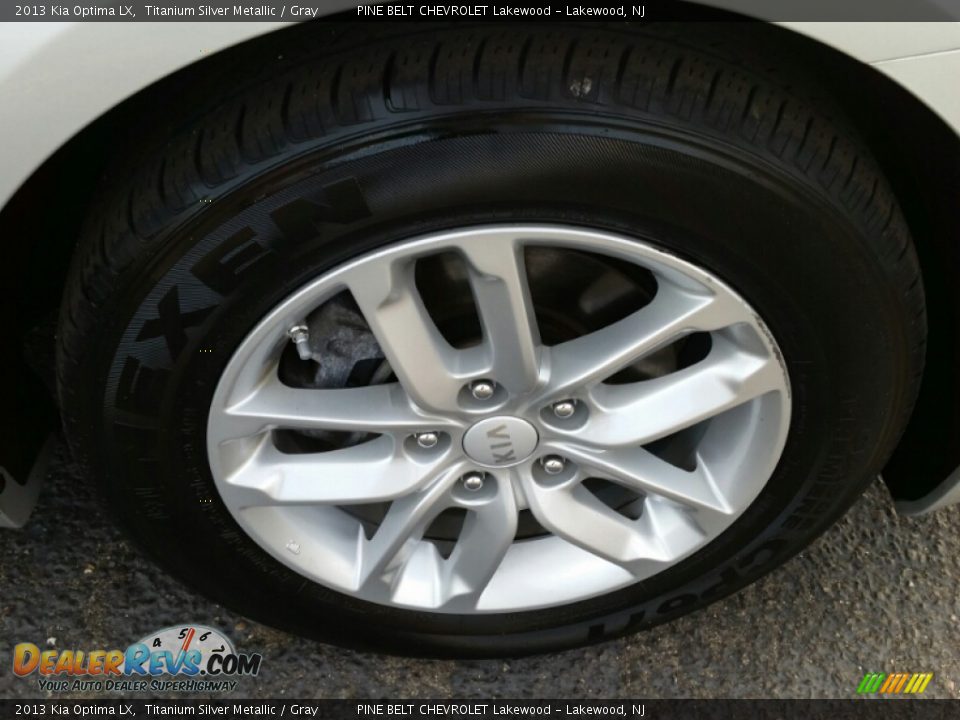 2013 Kia Optima LX Titanium Silver Metallic / Gray Photo #4