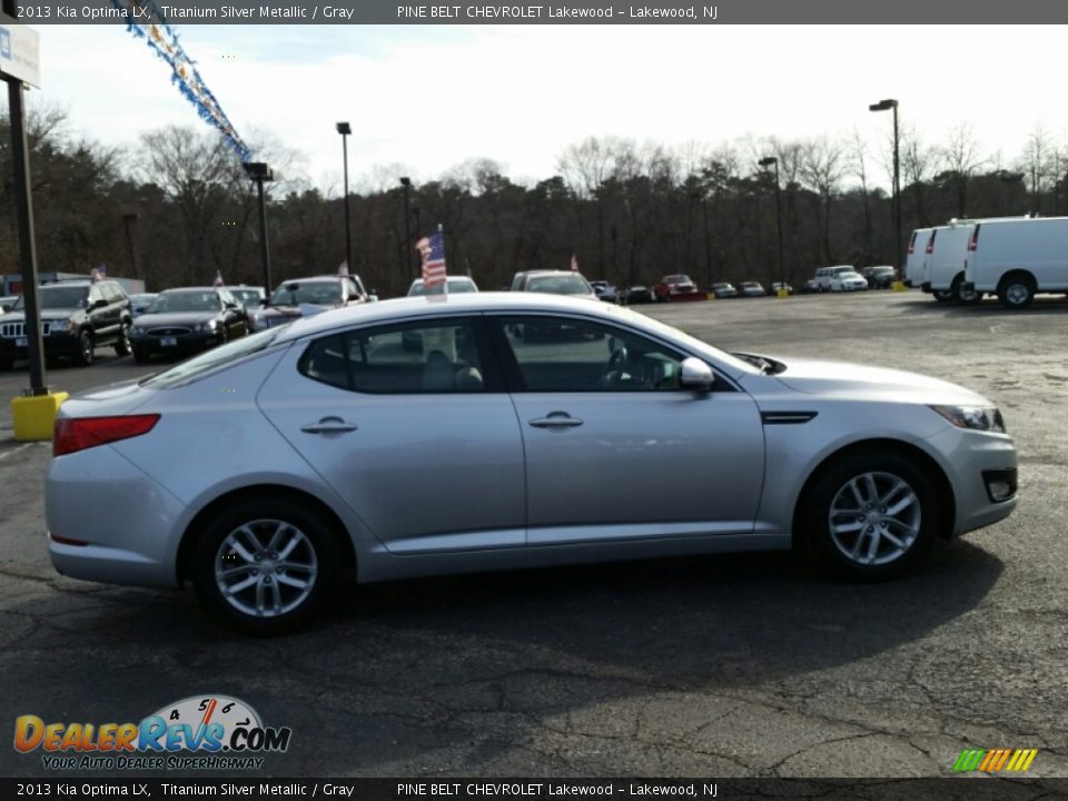 2013 Kia Optima LX Titanium Silver Metallic / Gray Photo #5