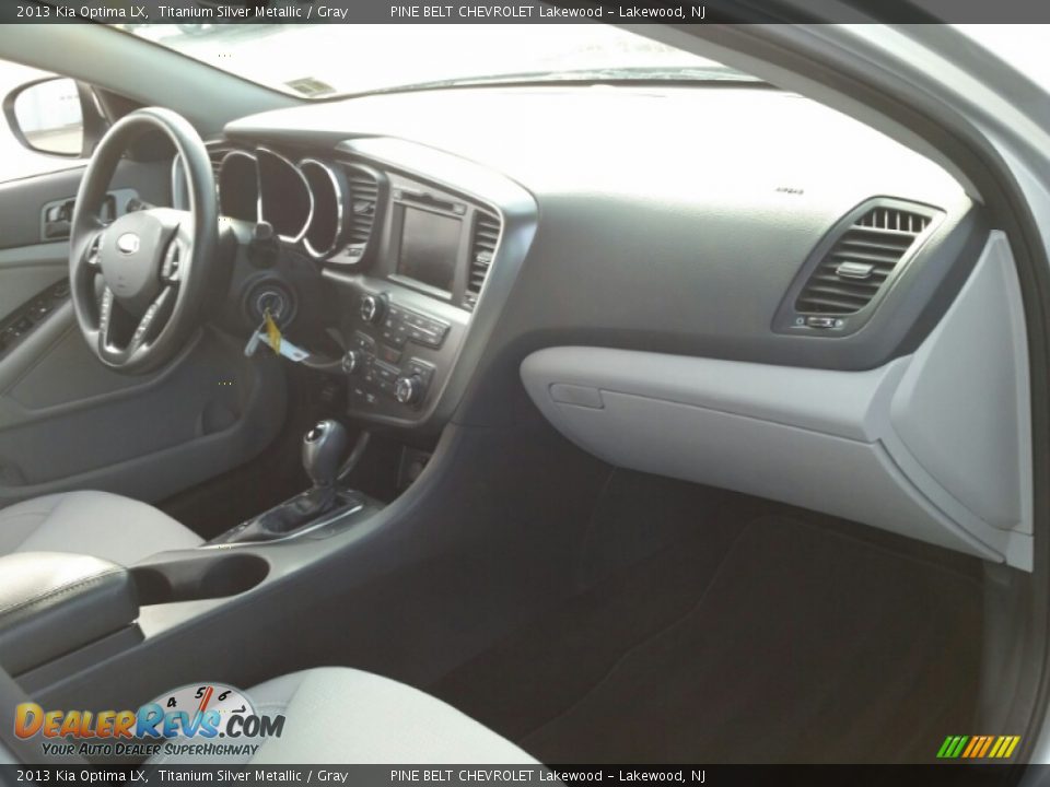 2013 Kia Optima LX Titanium Silver Metallic / Gray Photo #6