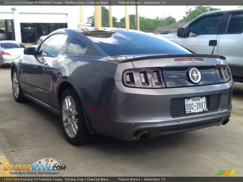 2014 Ford Mustang V6 Premium Coupe Sterling Gray / Charcoal Black Photo #4