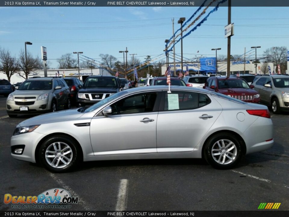 2013 Kia Optima LX Titanium Silver Metallic / Gray Photo #10