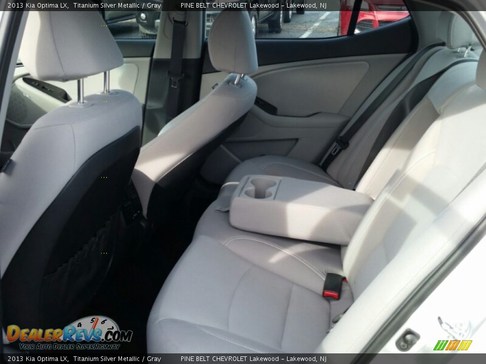 2013 Kia Optima LX Titanium Silver Metallic / Gray Photo #11