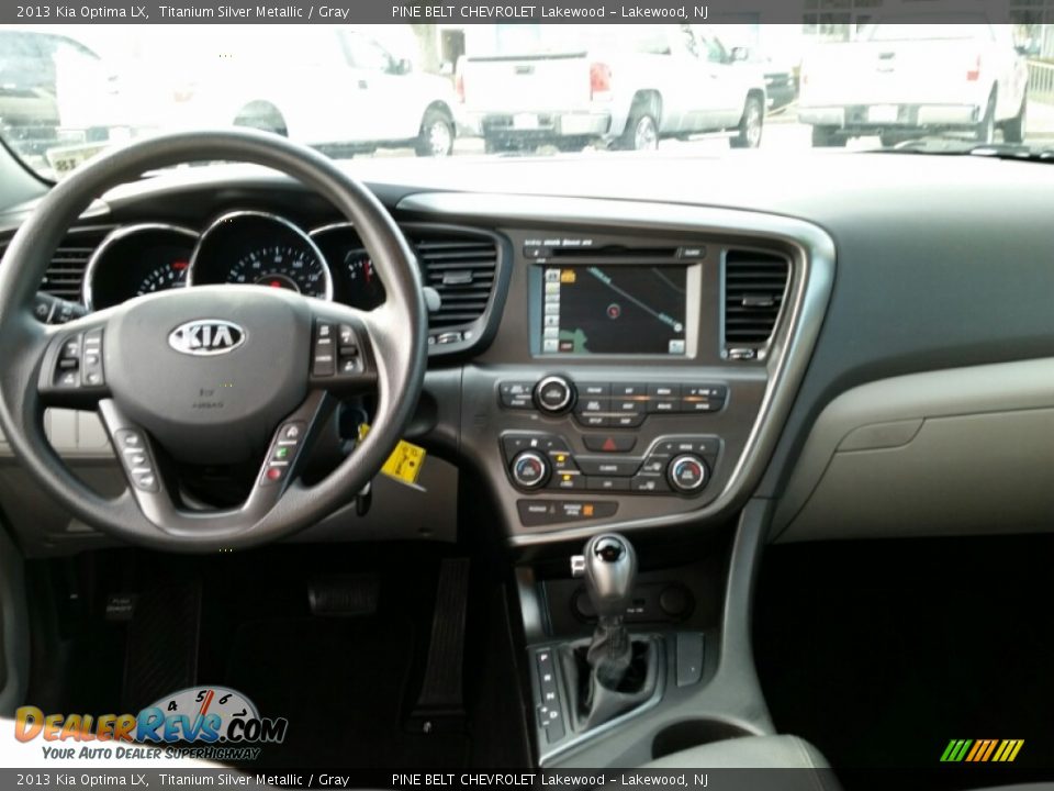 2013 Kia Optima LX Titanium Silver Metallic / Gray Photo #12