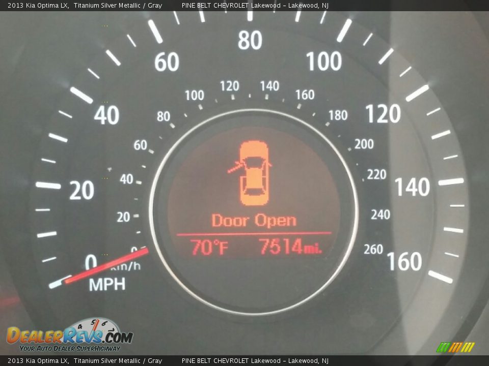 2013 Kia Optima LX Titanium Silver Metallic / Gray Photo #18