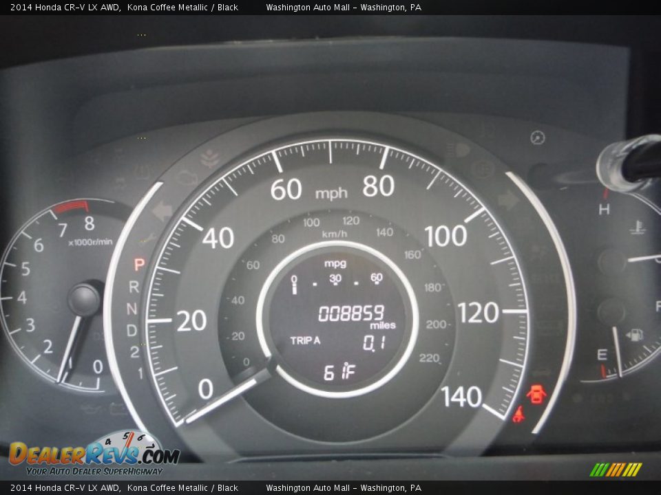 2014 Honda CR-V LX AWD Kona Coffee Metallic / Black Photo #20