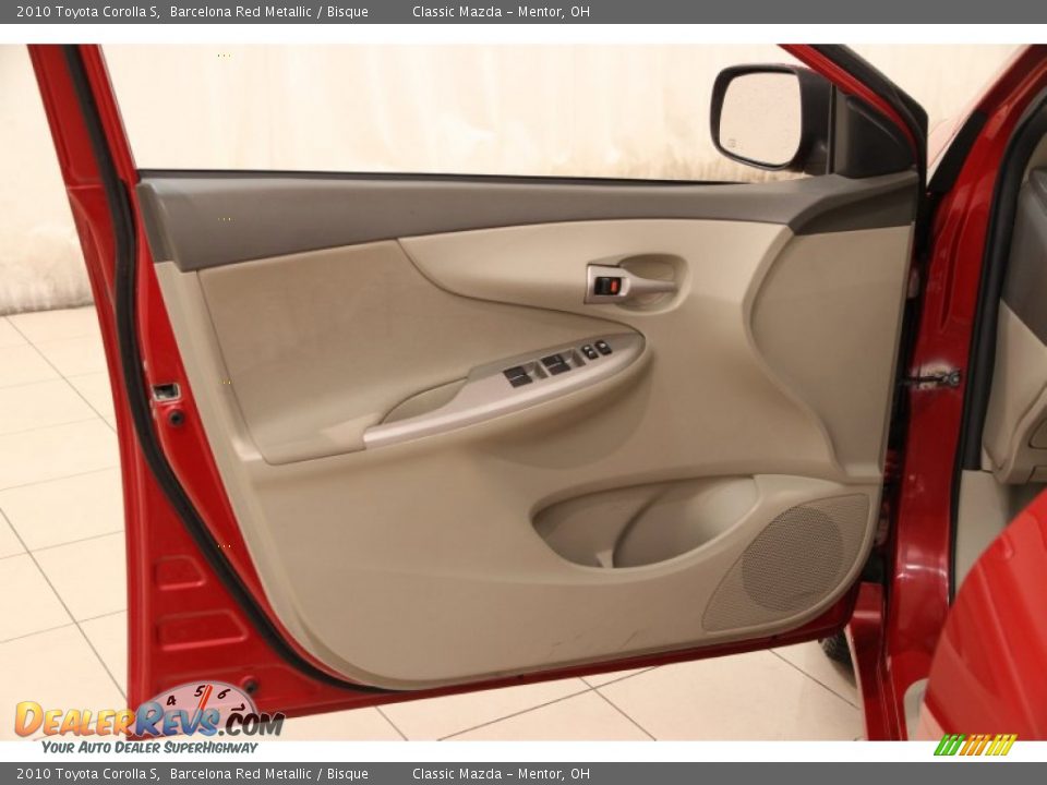 2010 Toyota Corolla S Barcelona Red Metallic / Bisque Photo #4