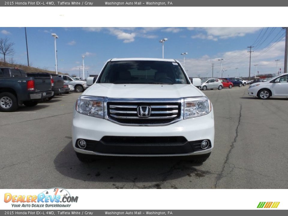 2015 Honda Pilot EX-L 4WD Taffeta White / Gray Photo #1