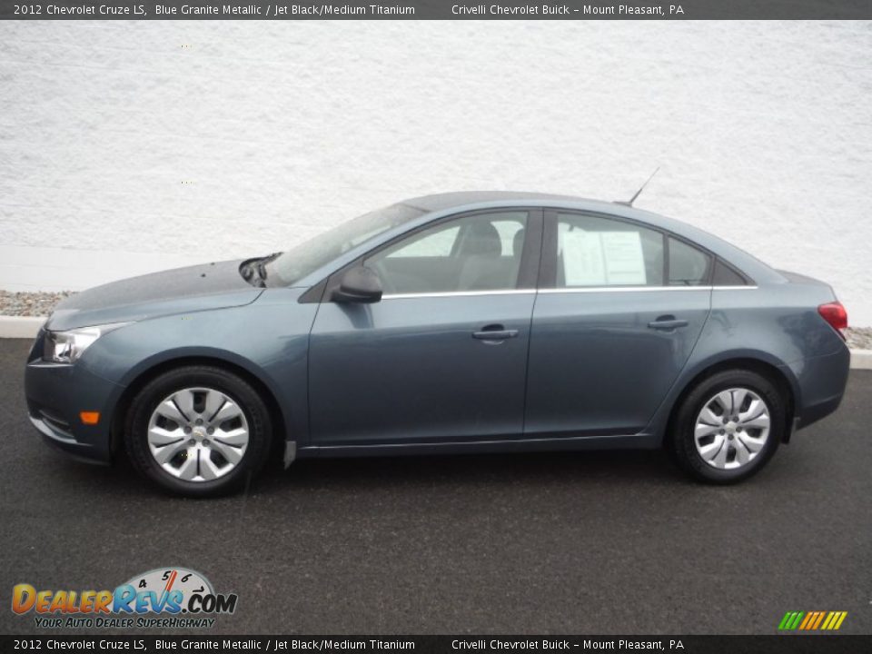 2012 Chevrolet Cruze LS Blue Granite Metallic / Jet Black/Medium Titanium Photo #2