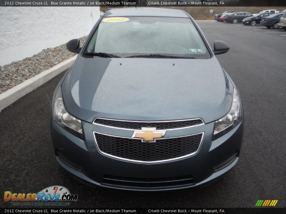 2012 Chevrolet Cruze LS Blue Granite Metallic / Jet Black/Medium Titanium Photo #4