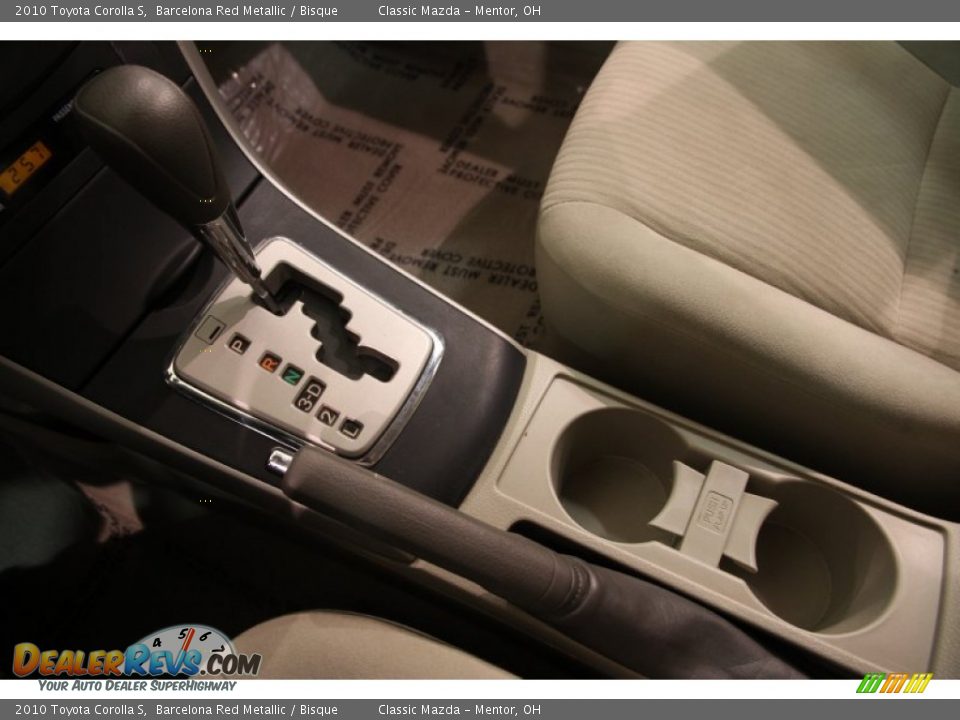 2010 Toyota Corolla S Barcelona Red Metallic / Bisque Photo #9