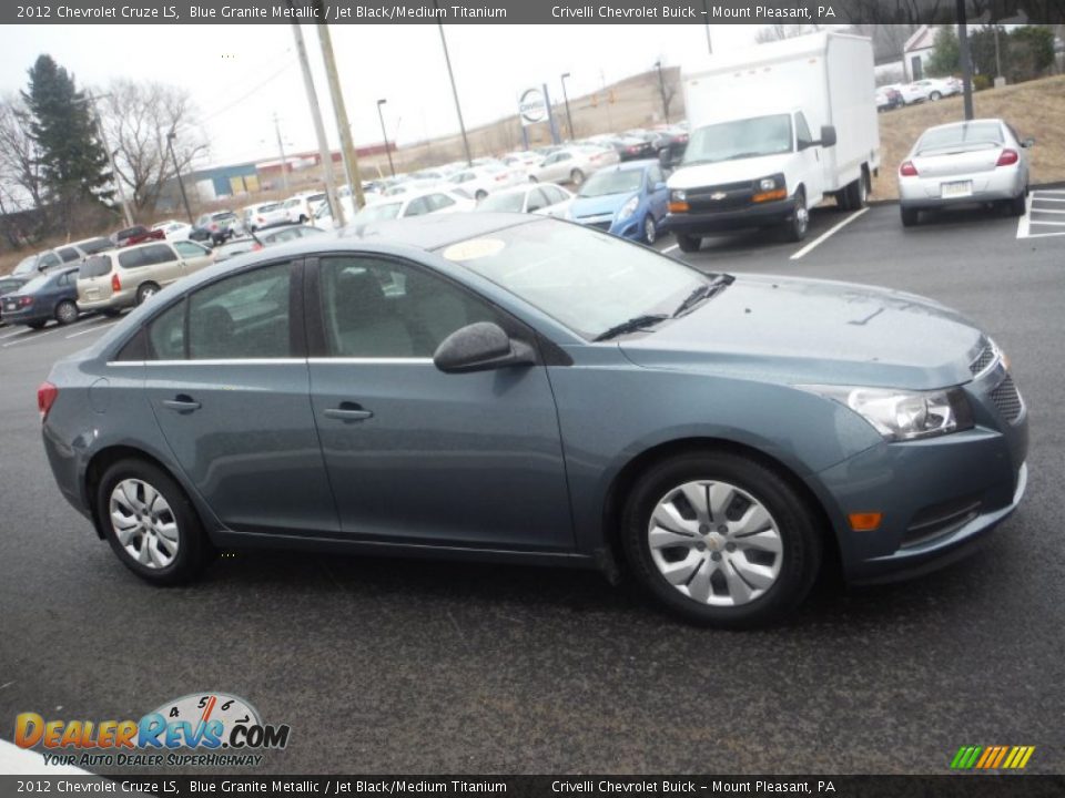 2012 Chevrolet Cruze LS Blue Granite Metallic / Jet Black/Medium Titanium Photo #6