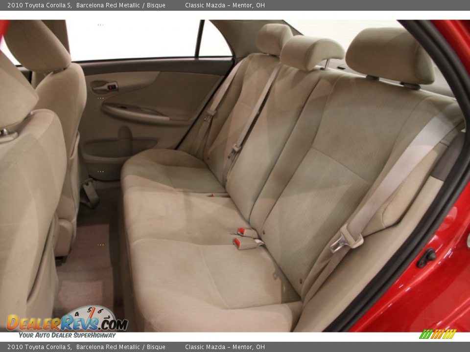 2010 Toyota Corolla S Barcelona Red Metallic / Bisque Photo #11