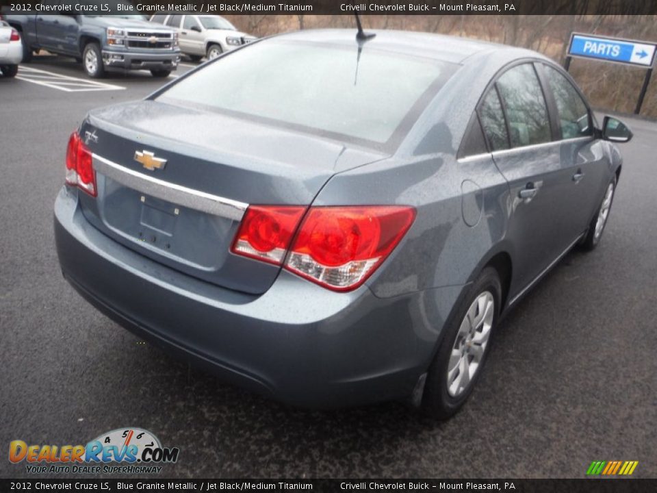 2012 Chevrolet Cruze LS Blue Granite Metallic / Jet Black/Medium Titanium Photo #7