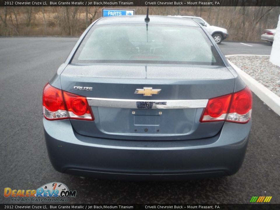 2012 Chevrolet Cruze LS Blue Granite Metallic / Jet Black/Medium Titanium Photo #8