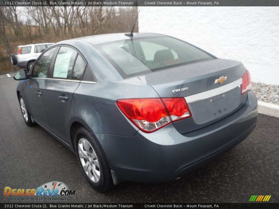 2012 Chevrolet Cruze LS Blue Granite Metallic / Jet Black/Medium Titanium Photo #9