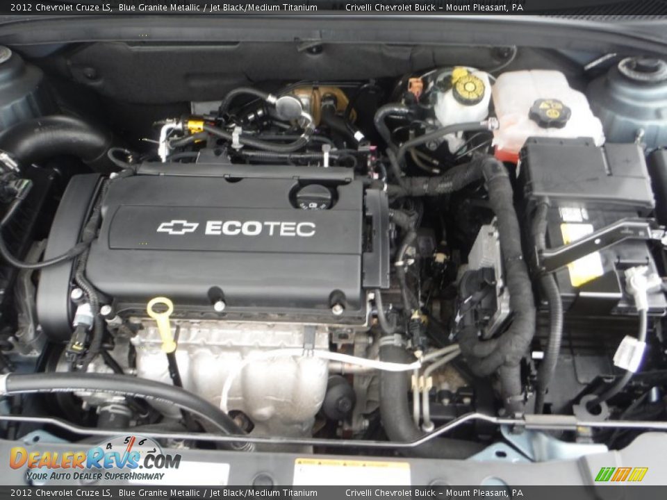 2012 Chevrolet Cruze LS Blue Granite Metallic / Jet Black/Medium Titanium Photo #10
