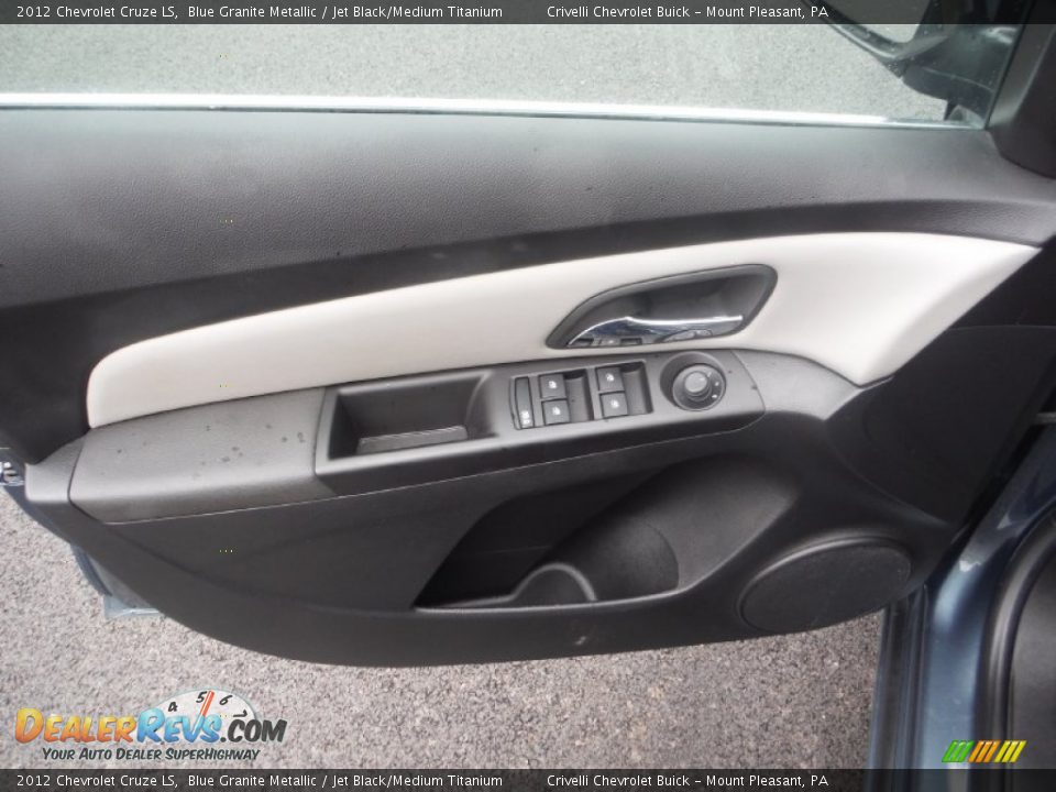 2012 Chevrolet Cruze LS Blue Granite Metallic / Jet Black/Medium Titanium Photo #12