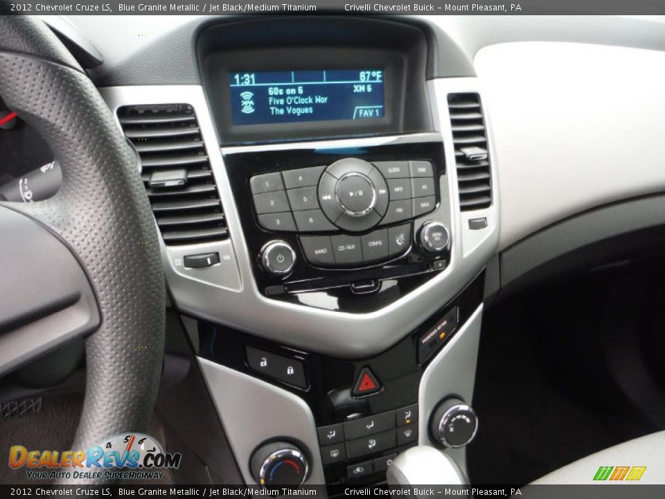 2012 Chevrolet Cruze LS Blue Granite Metallic / Jet Black/Medium Titanium Photo #15