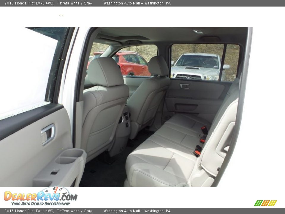 2015 Honda Pilot EX-L 4WD Taffeta White / Gray Photo #11