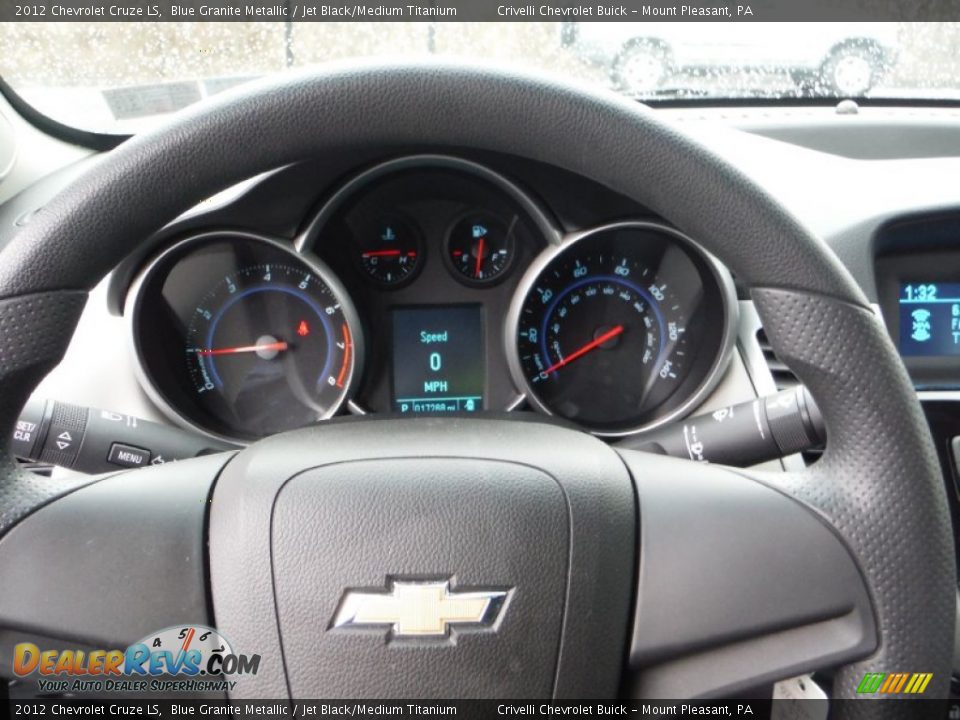 2012 Chevrolet Cruze LS Blue Granite Metallic / Jet Black/Medium Titanium Photo #19