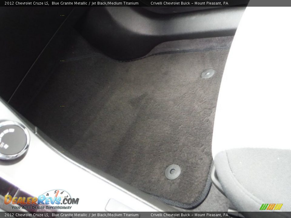 2012 Chevrolet Cruze LS Blue Granite Metallic / Jet Black/Medium Titanium Photo #20