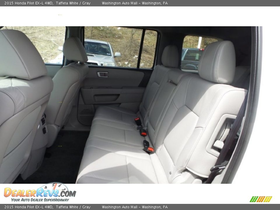 2015 Honda Pilot EX-L 4WD Taffeta White / Gray Photo #12