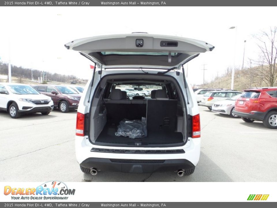 2015 Honda Pilot EX-L 4WD Taffeta White / Gray Photo #13