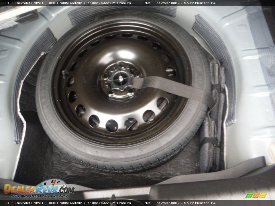 2012 Chevrolet Cruze LS Blue Granite Metallic / Jet Black/Medium Titanium Photo #25