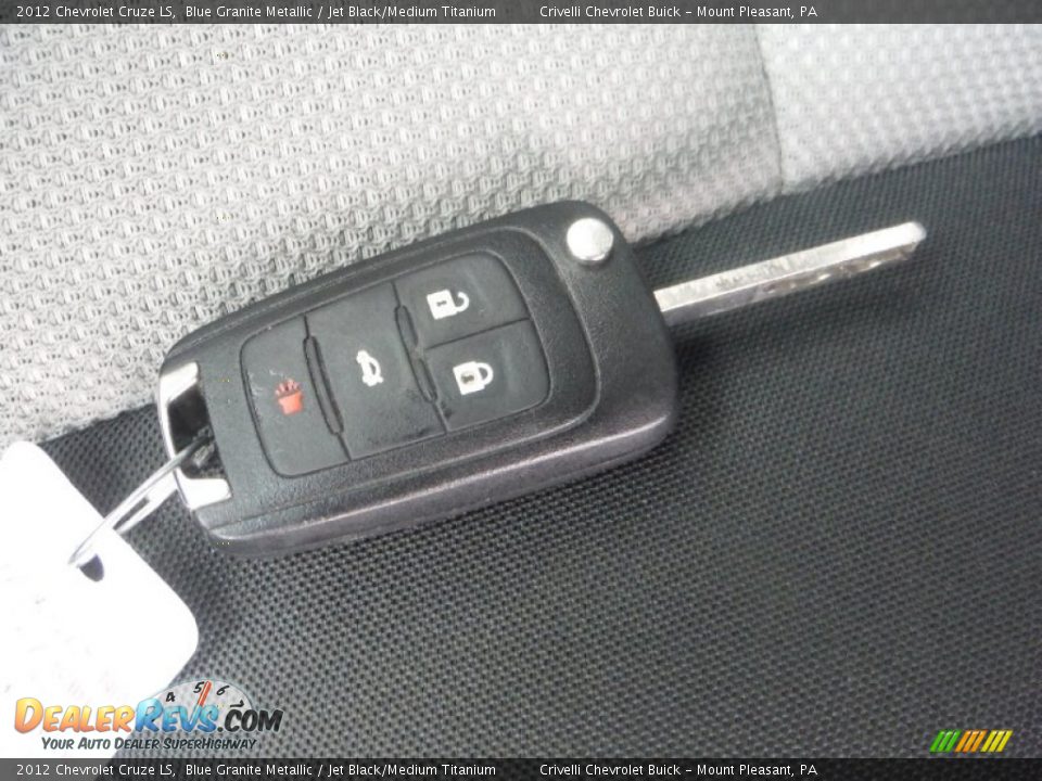 2012 Chevrolet Cruze LS Blue Granite Metallic / Jet Black/Medium Titanium Photo #26
