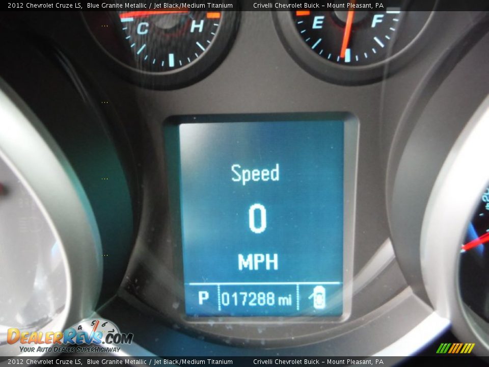 2012 Chevrolet Cruze LS Blue Granite Metallic / Jet Black/Medium Titanium Photo #30