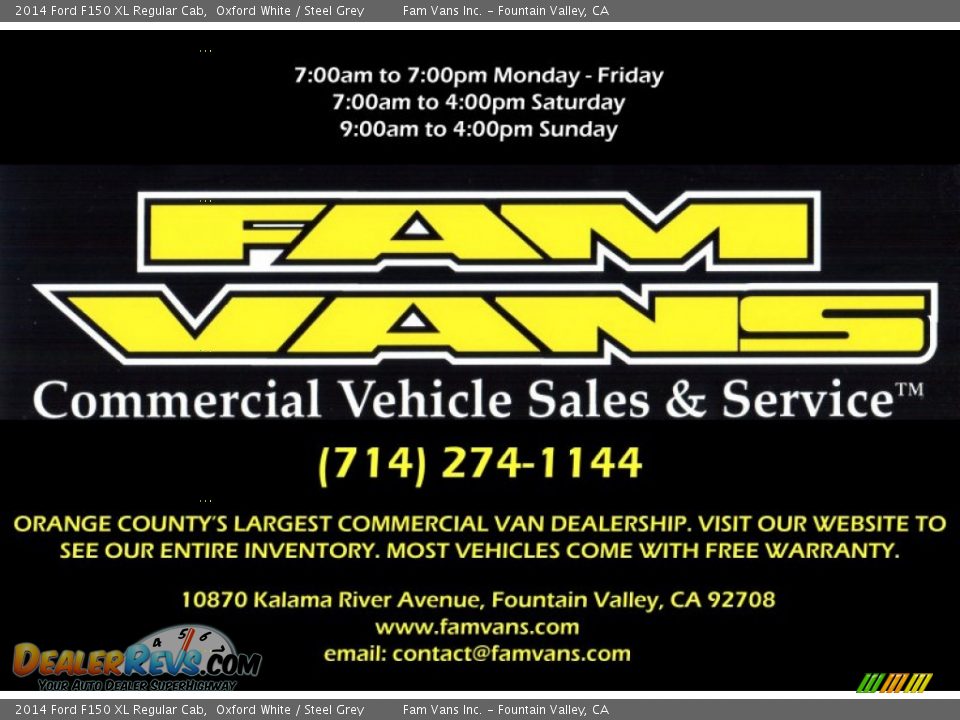 2014 Ford F150 XL Regular Cab Oxford White / Steel Grey Photo #4
