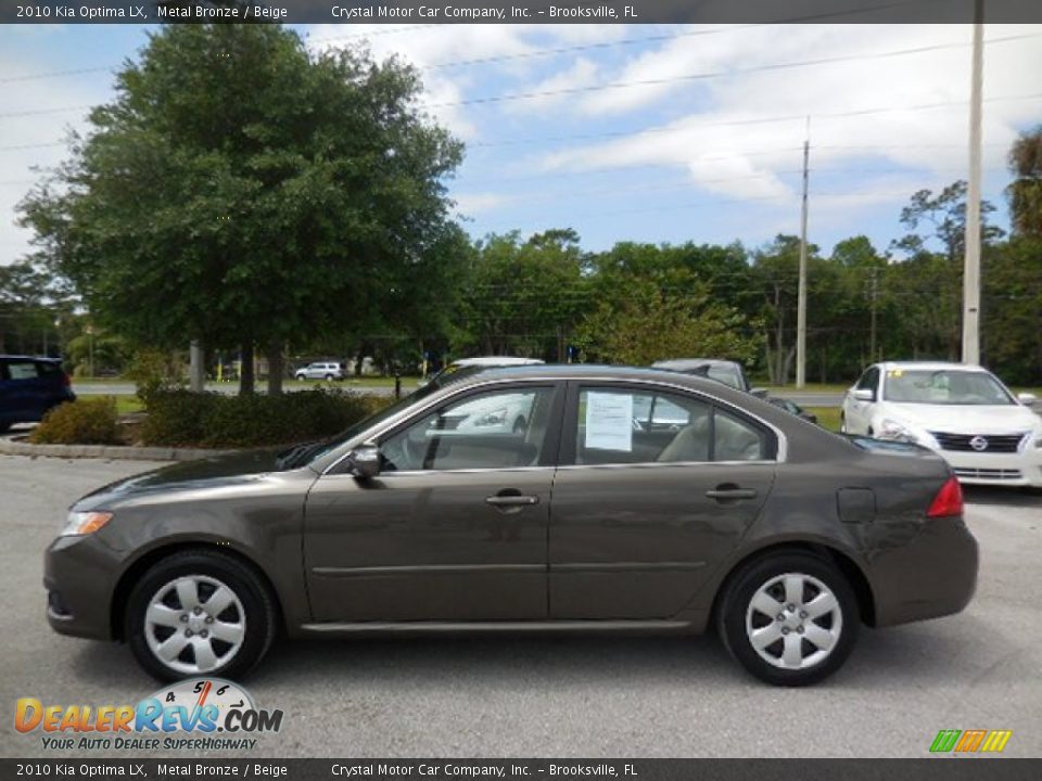 2010 Kia Optima LX Metal Bronze / Beige Photo #2