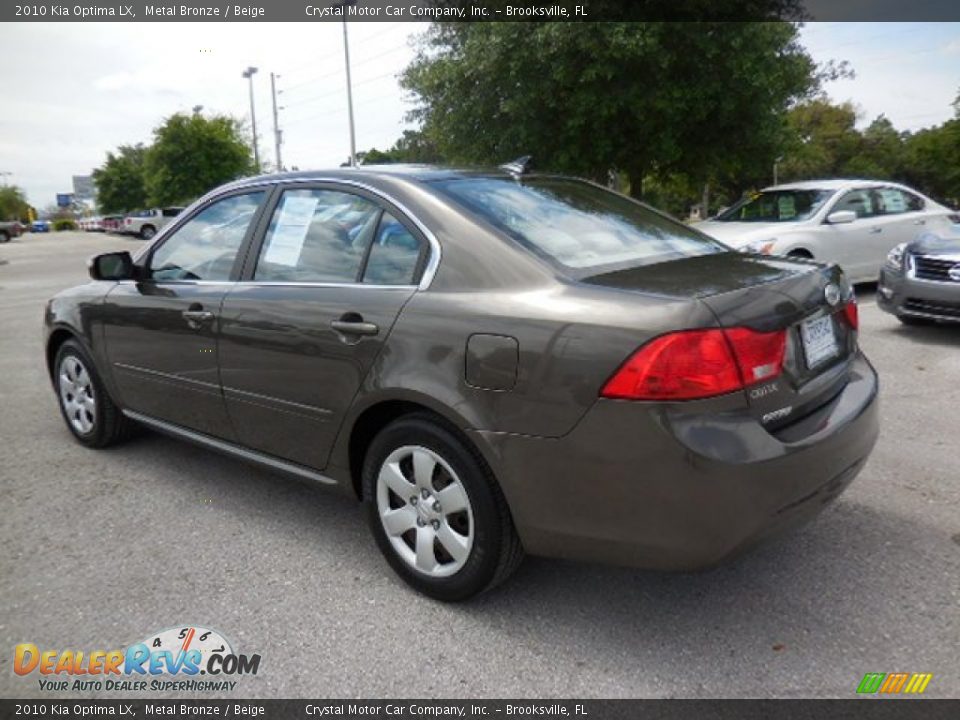 2010 Kia Optima LX Metal Bronze / Beige Photo #3