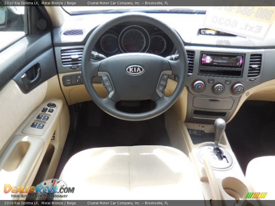 2010 Kia Optima LX Metal Bronze / Beige Photo #6