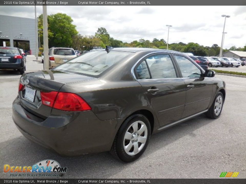 2010 Kia Optima LX Metal Bronze / Beige Photo #8