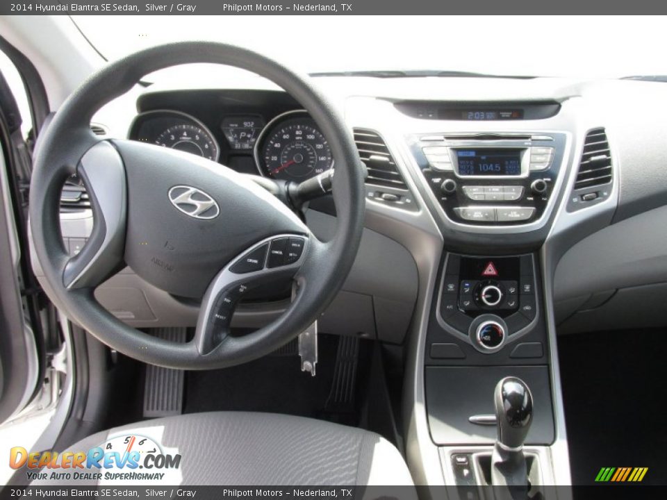 2014 Hyundai Elantra SE Sedan Silver / Gray Photo #33
