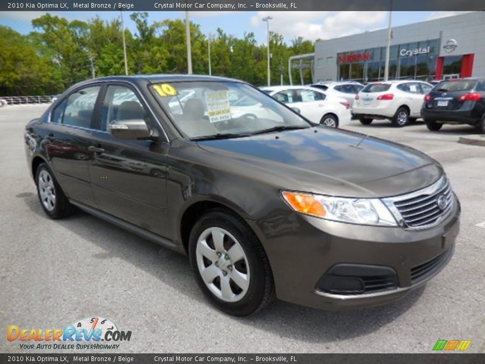 2010 Kia Optima LX Metal Bronze / Beige Photo #10