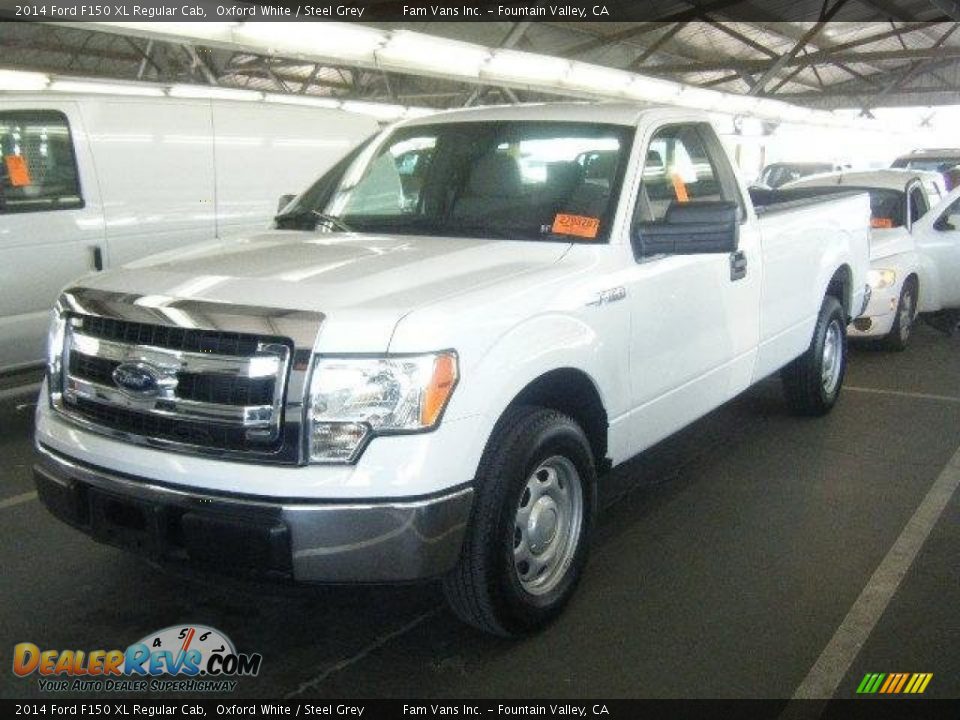 2014 Ford F150 XL Regular Cab Oxford White / Steel Grey Photo #1