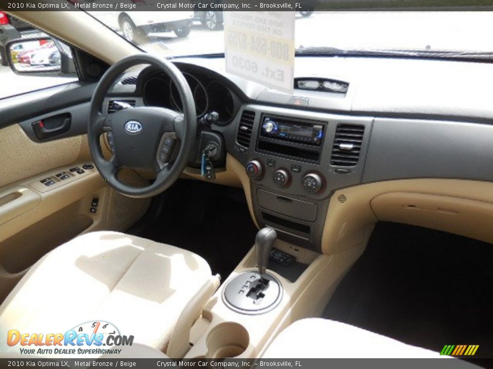 2010 Kia Optima LX Metal Bronze / Beige Photo #11