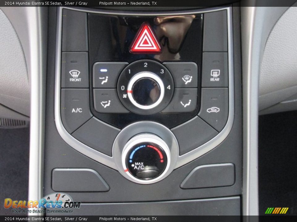 2014 Hyundai Elantra SE Sedan Silver / Gray Photo #36