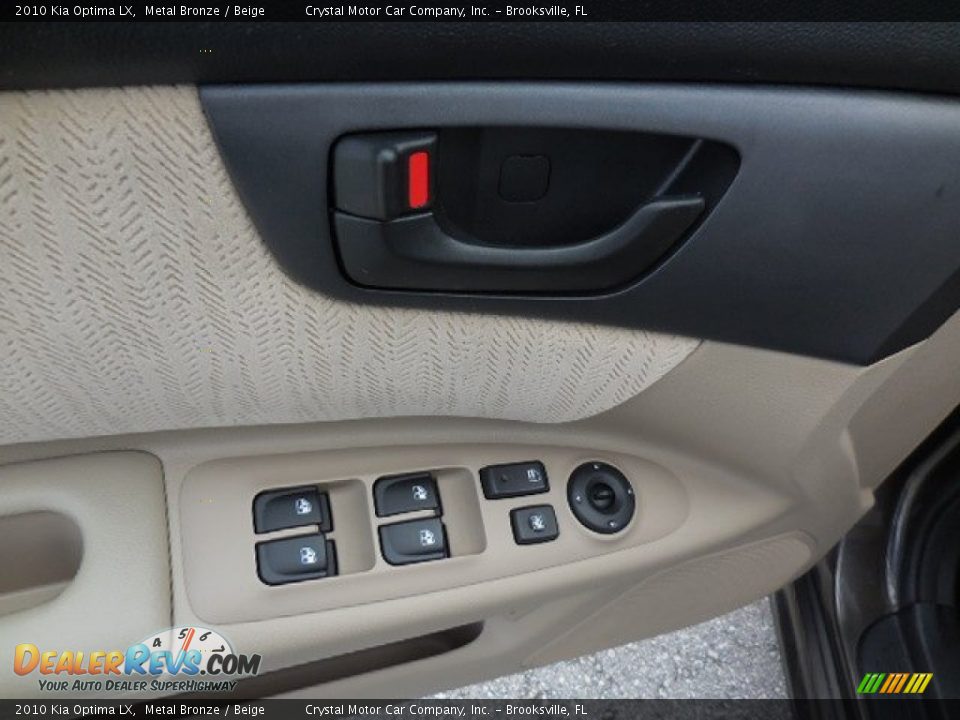 2010 Kia Optima LX Metal Bronze / Beige Photo #17