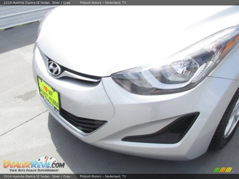 2014 Hyundai Elantra SE Sedan Silver / Gray Photo #7