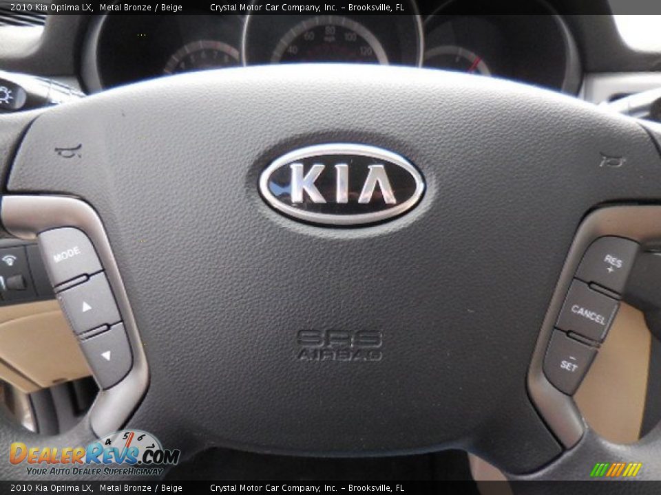 2010 Kia Optima LX Metal Bronze / Beige Photo #21