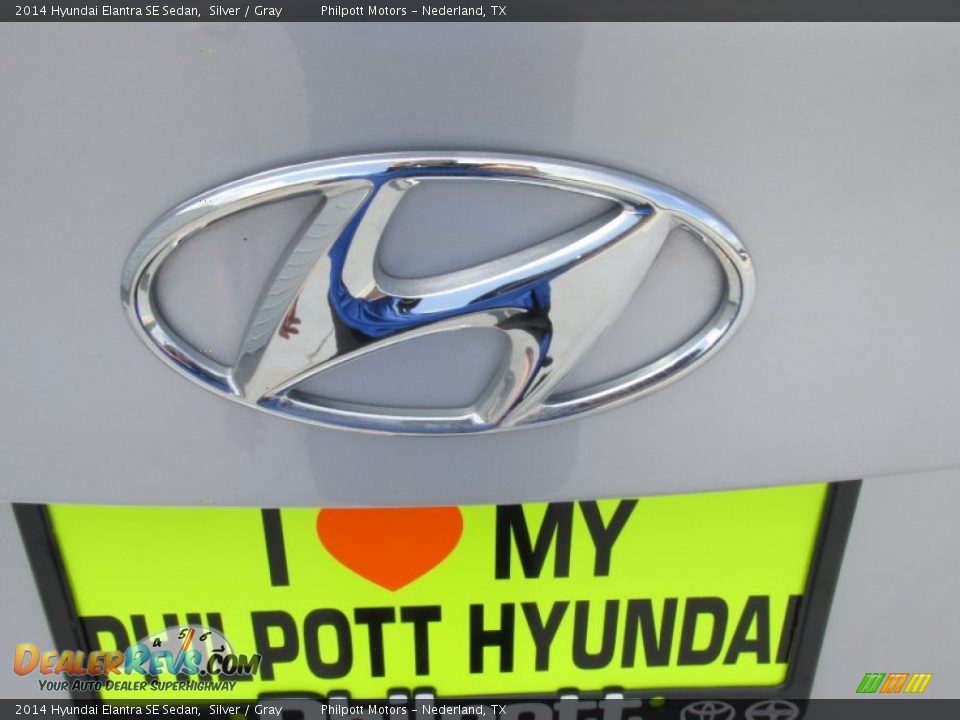 2014 Hyundai Elantra SE Sedan Silver / Gray Photo #14