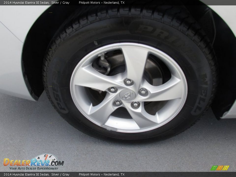 2014 Hyundai Elantra SE Sedan Silver / Gray Photo #15
