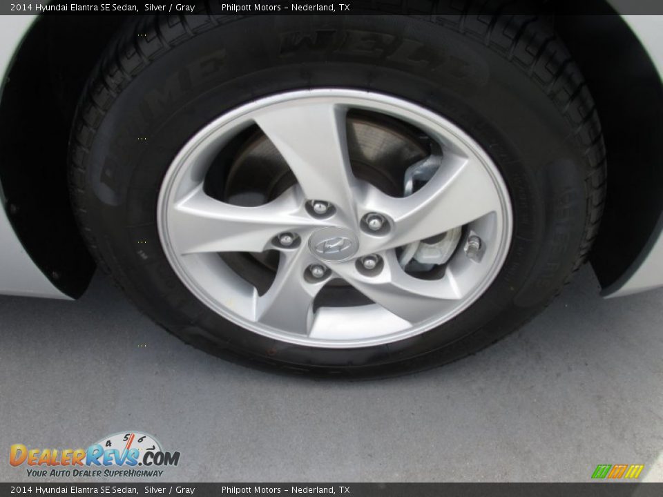 2014 Hyundai Elantra SE Sedan Silver / Gray Photo #16