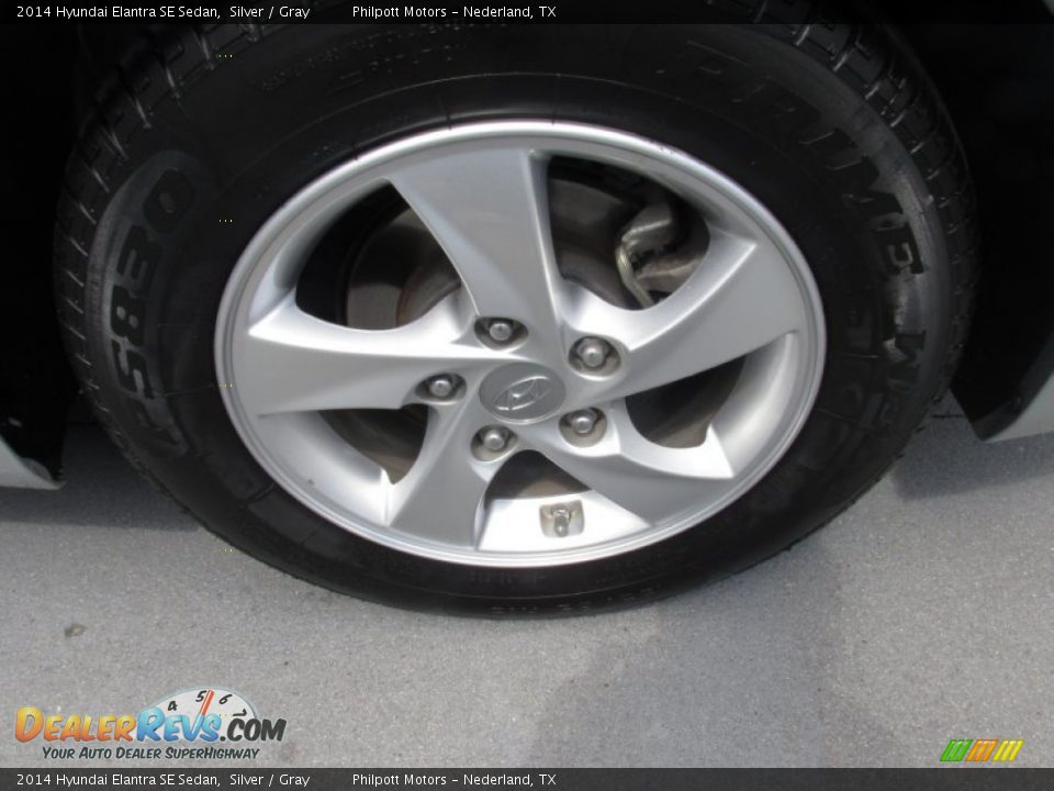 2014 Hyundai Elantra SE Sedan Silver / Gray Photo #18