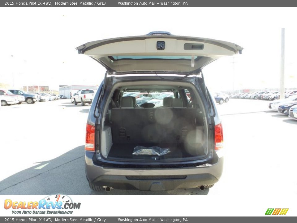 2015 Honda Pilot LX 4WD Modern Steel Metallic / Gray Photo #13