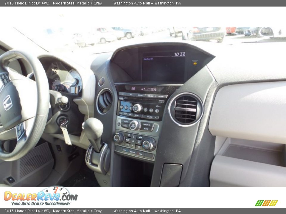 2015 Honda Pilot LX 4WD Modern Steel Metallic / Gray Photo #19